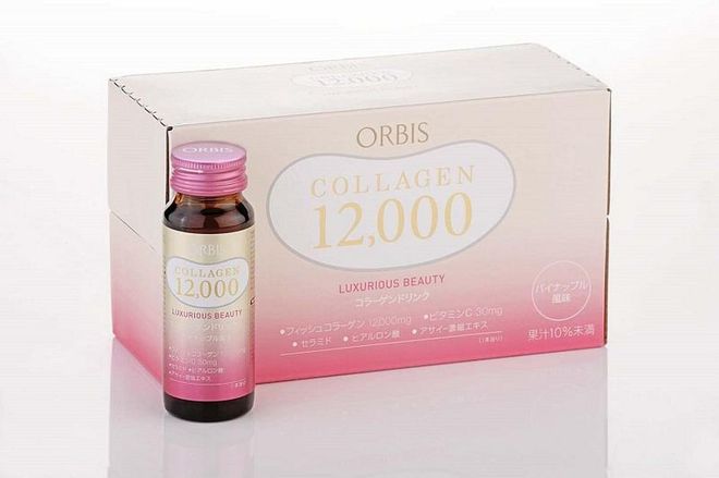 Collagen 12,000, $xxx for a box of 10, ORBIS
