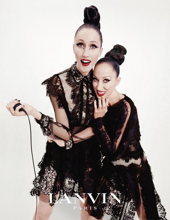 No mother-daughter duo works a Lanvin campaign quite like these two