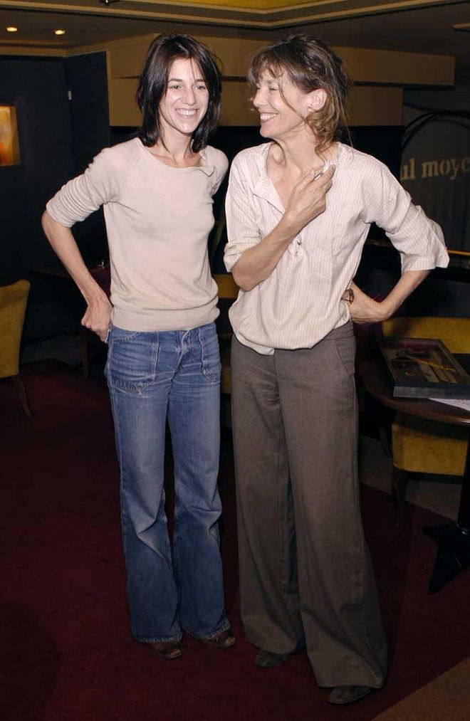 Jane Birkin and Charlotte Gainsbourg