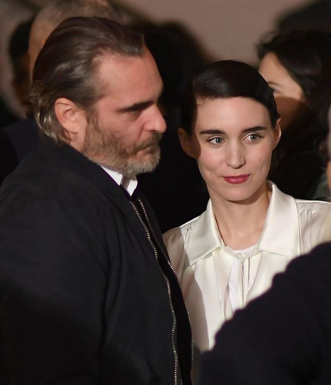 Joaquin Phoenix And Rooney Mara (Photo: Angela Weiss/Getty Images)