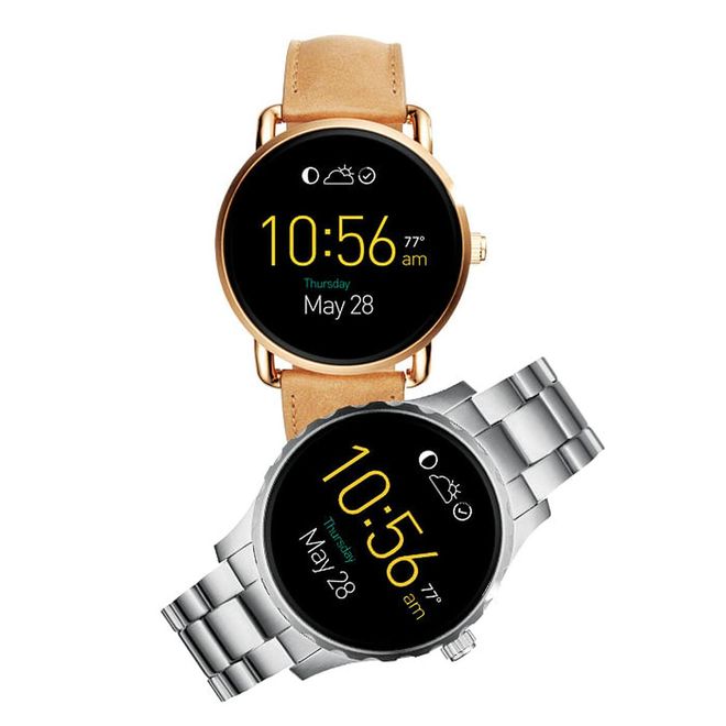 When is a watch not a watch? When it's Fossil’s Q Wander Smartwatch, which fuses high-tech touchscreen displays with refi ned steel and classic leather accents. It connects to your phone and helps you stay fit by tracking your steps and calories—all while you control your music from your wrist.