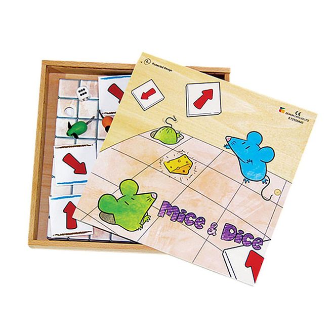Developed by early learning expert Dr Gila Egozi, this fun group game can be played at three different levels. With a roll of the dice, mice are able to chase the cheese. Spatial recognition, strategy and problem-solving all come into play.