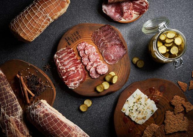 A charcuterie board (Photo: Salted and Hung)