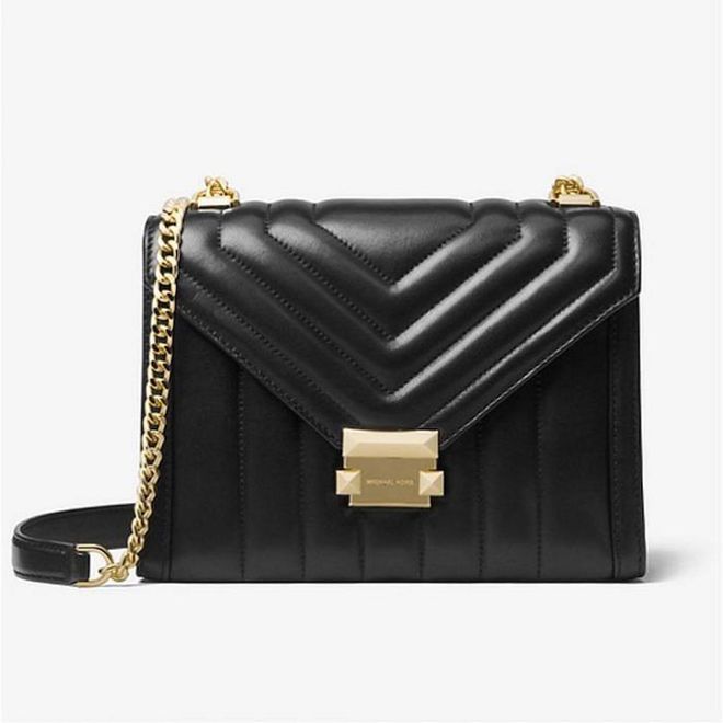 Whitney Large Quilted Leather Convertible Shoulder Bag, $699, Michael Kors