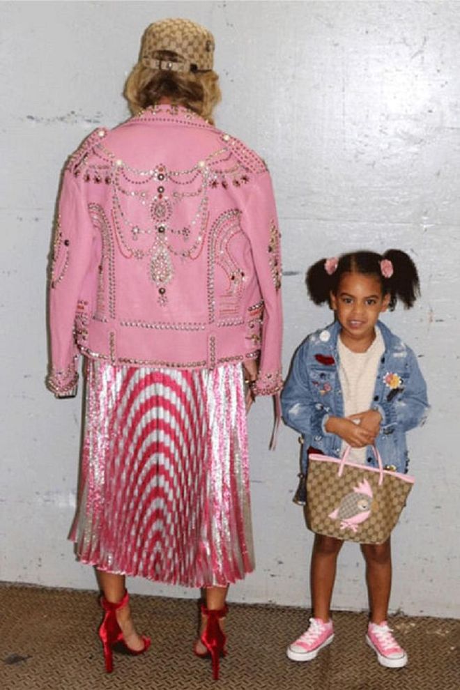Though photoshoots in the garage may be Beyoncé's thing, Blue Ivy has quickly inherited the hobby and joined in with her mom for a few snaps. Surely, she'll have her siblings join in and do the same. 