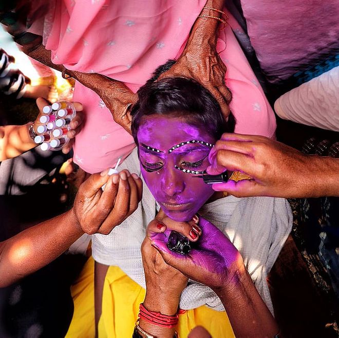 This photo was taken during the Kaveripattinam festival 