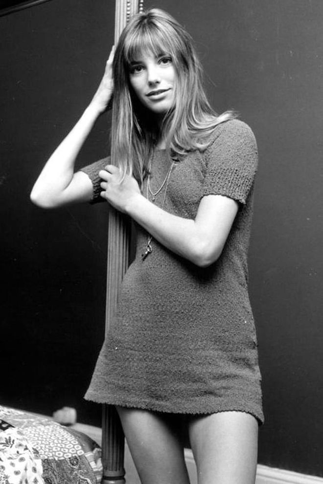 Jane Birkin defined a new era of full-on gamine chic, mixed with a touch of insouciance, wearing flared jeans, simple knits, delicate jewelry, white tees, and short minis. Her style has always been proof that casual can and always will be stylish when done in the right way. In 1984, Hermès created the now iconic Birkin bag in her honour.