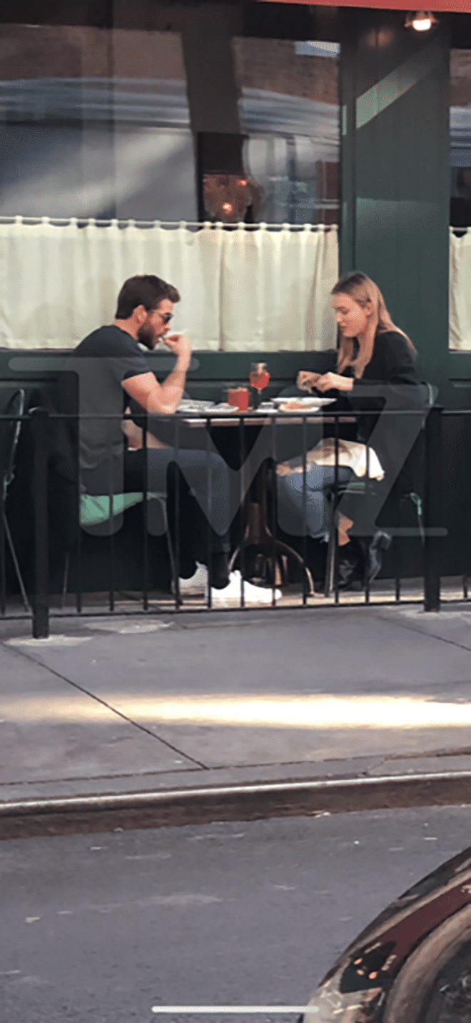 Liam Hemsworth and Maddison Brown in West Village, New York City