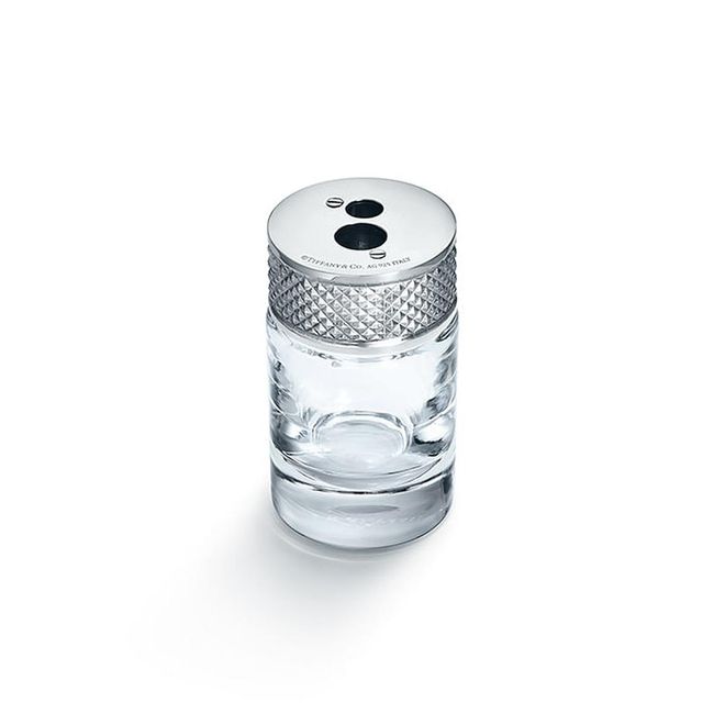 Everyday Objects pencil sharpener in sterling silver and crystal glass