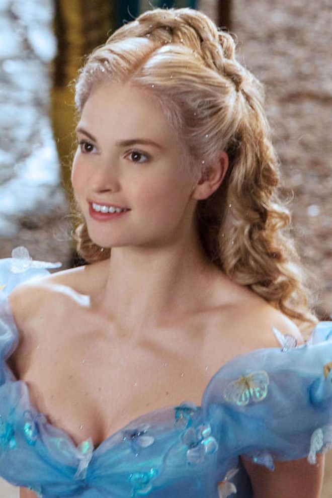 Makeup artist Naomi Donne covered Lily James in crystals as part of the actress' transformation into Disney's most iconic princess.