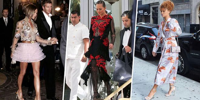 It's always risky inviting a high-profile celebrity to your wedding (even if you're one yourself), when there's the chance your big day will be overshadowed by their presence. But when it does happen, it's usually the best kind of spectacle. Ahead, 30 celebrity wedding guests trying their best to be low-key or the opposite — being extra fabulous — because they can't help it.

