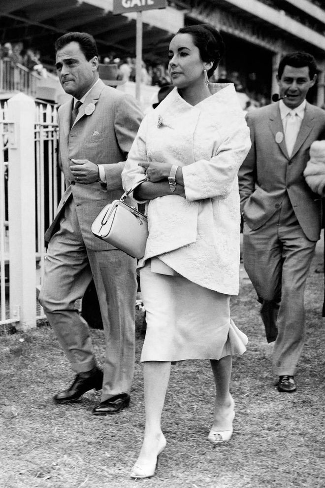 Elizabeth Taylor at the Epsom Derby, 1957
Photo: Getty