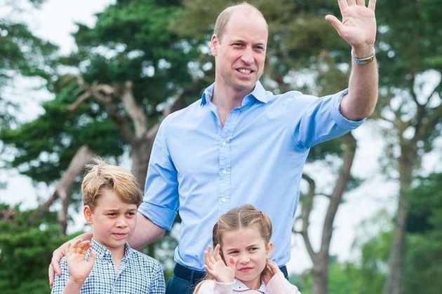Prince William Prince George Princess Charlotte Father's Day Birthday