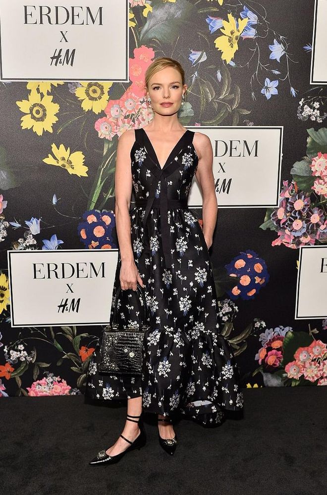 LOS ANGELES, CA - OCTOBER 18:  Kate Bosworth at H&amp;M x ERDEM Runway Show &amp; Party at The Ebell Club of Los Angeles on October 18, 2017 in Los Angeles, California.  (Photo by Stefanie Keenan/Getty Images for H&amp;M x ERDEM)