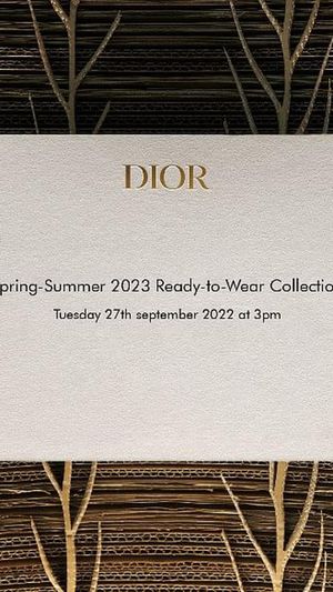 Dior SS23 Livestream