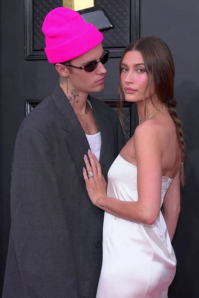 Justin Bieber and Hailey Bieber (Photo: Kevin Mazur/Getty Images)