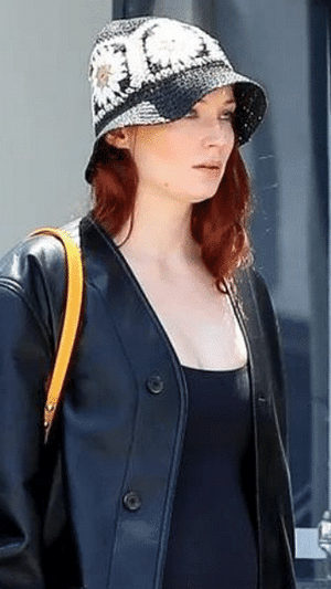 Sophie Turner's Crochet Bucket Hat Is This Summer's Go-To Accessory