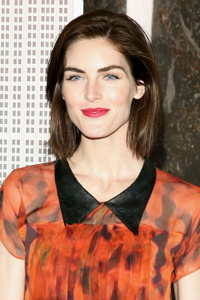 Hilary Rhoda shows us that long flowing locks are not a supermodel prerequisite.