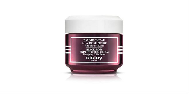This cream from Sisley aims to restore youthfulness to dull, tired skin by plumping it up botanicals like alkekengi calyx, padina pavonica, black rose, and hibiscus flower extracts. Alpine Rose extract provides powerful antioxidant action, while May Rose water and Shea and Camelina oils locks in moisture. The scent of rose, magnolia and geranium essential oils work in conjunction to invigorate the senses. Photo: Sisley Beauty