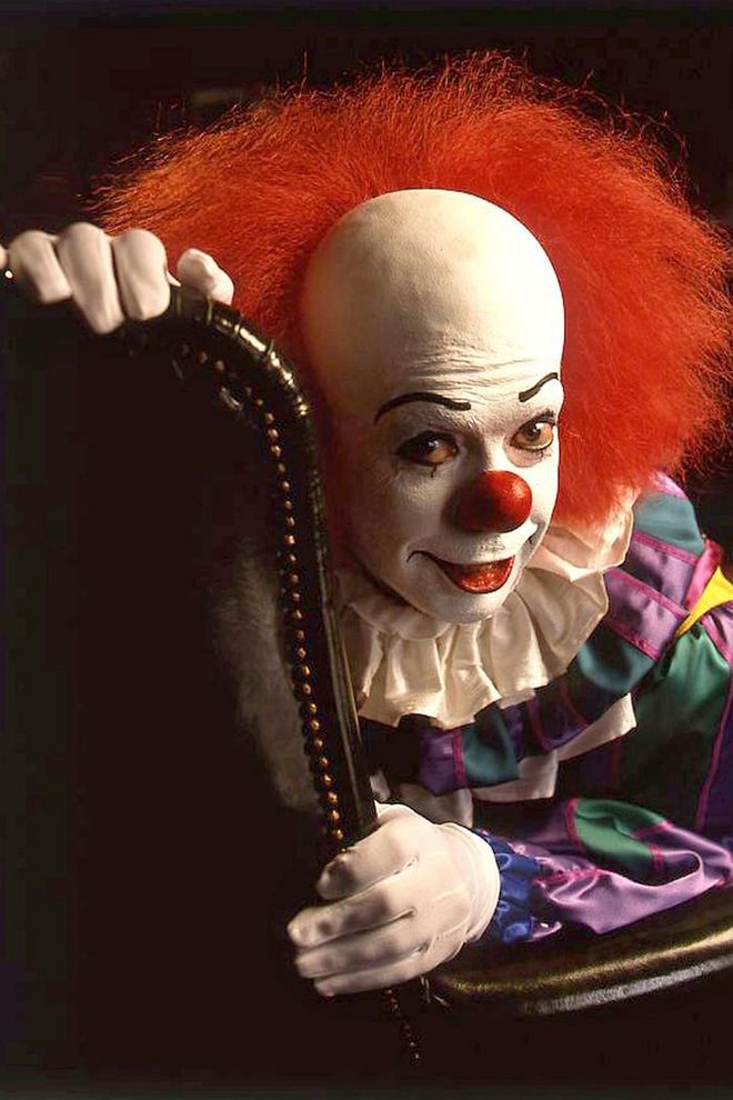 Pennywise the clown from IT is currently trending thanks to a recent film adaptation of the Stephen King horror. Photo: Getty 