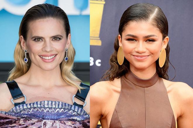 Leaving the ends loose and soft keeps this look (as seen on Hayley Atwell and Zendaya) from coming off as severe while the slicked-back, sleek front sections make it ballgown-worthy.
Photo: Getty