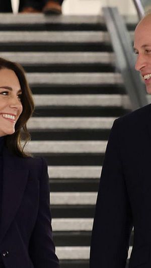 Prince William and Princess Kate Arrive in Boston