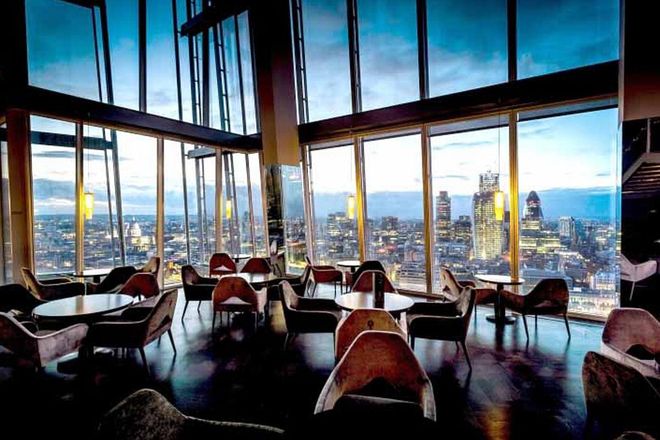 With breathtaking views of the London skyline and sleek Asian-inspired decor, Ting is everything a glamorous escape should be–complete with panoramic views. Serving elevated British fare with an Asian twist, like hand-dived scallops with carrot, ginger and yuzu, or lychee mousse with pistachio cake, Ting (which derives from the Chinese word for 'living room) is anything but informal.  Photo: The Shard Hotel