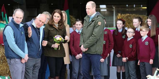Kate and William visit the Teagasc, Animal &amp; Grassland Research Centre at Grange in County Meath.

Photo: Getty