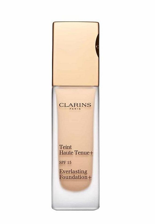 Thanks to Clarins' new long-wear technology, this botanicals-infused foundation lasts up to 18 hours and doesn't cake or fade.