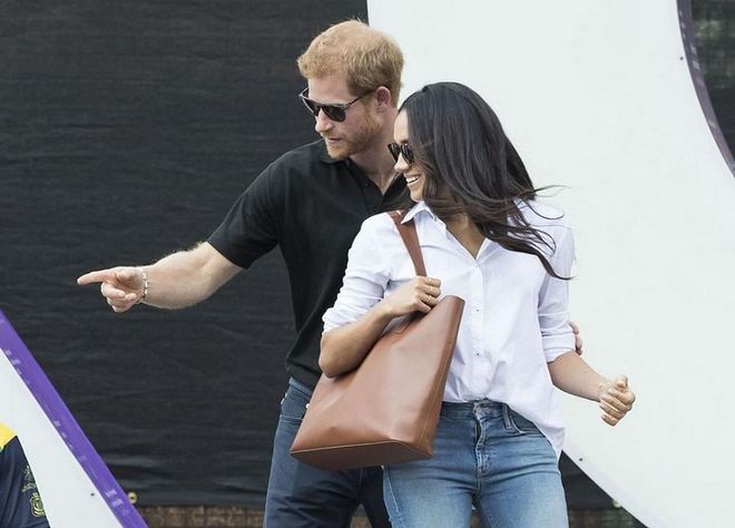 Prince Harry co-founded the Games back in 2014; Meghan's appearance marks the first time she's accompanied Harry at an official royal engagement.