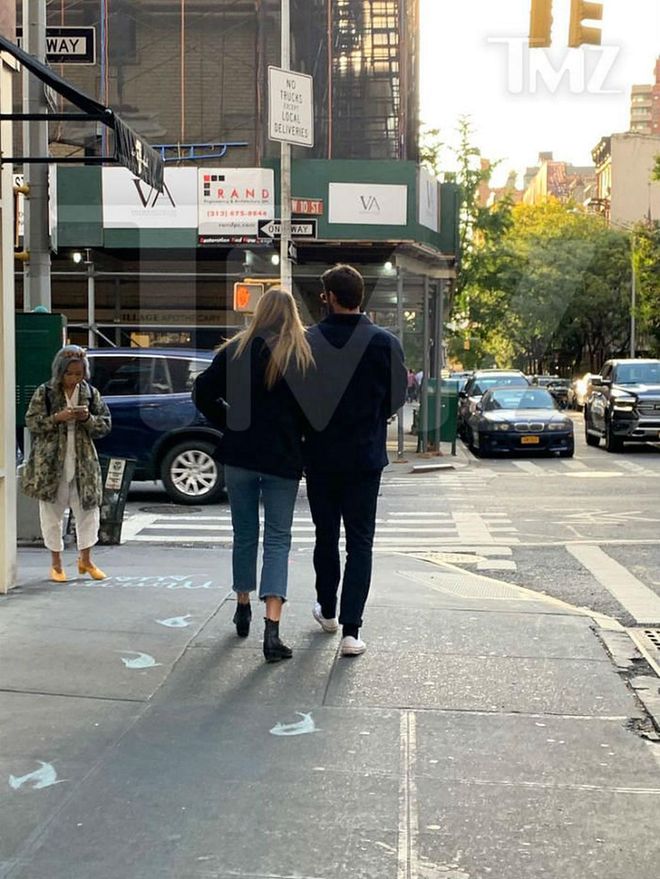 Liam Hemsworth and Maddison Brown in West Village, New York City
