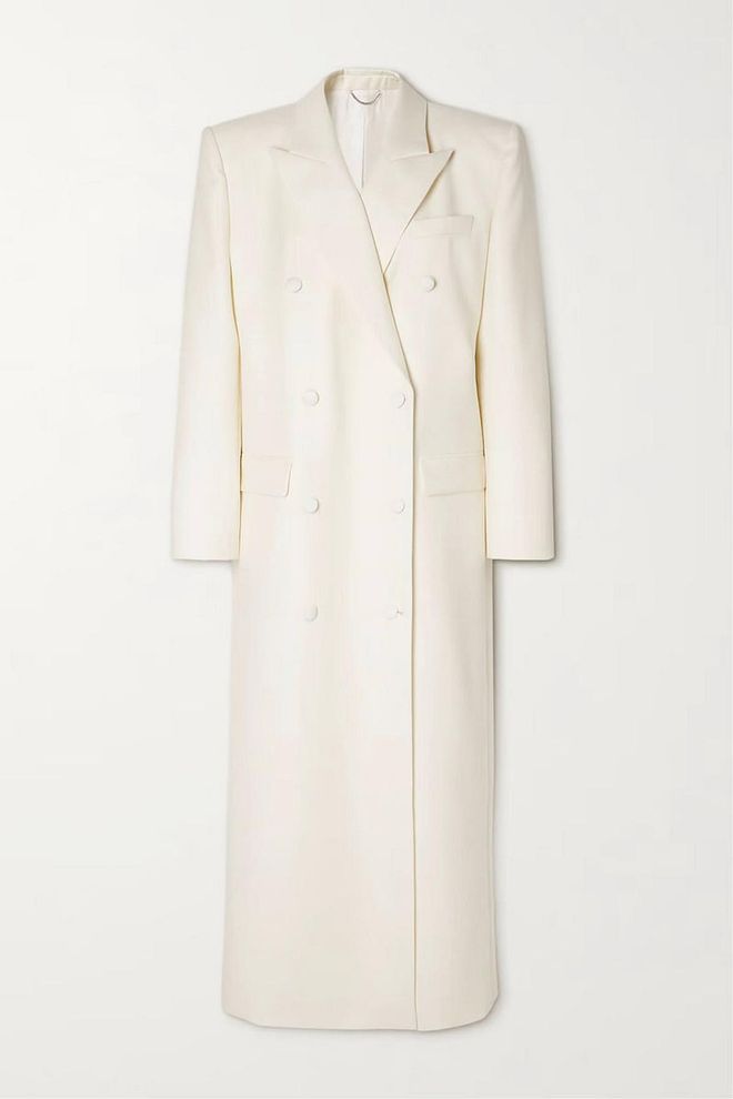 Double-Breasted Wool Coat, $3,301, Magda Butrym at Net-a-Porter

