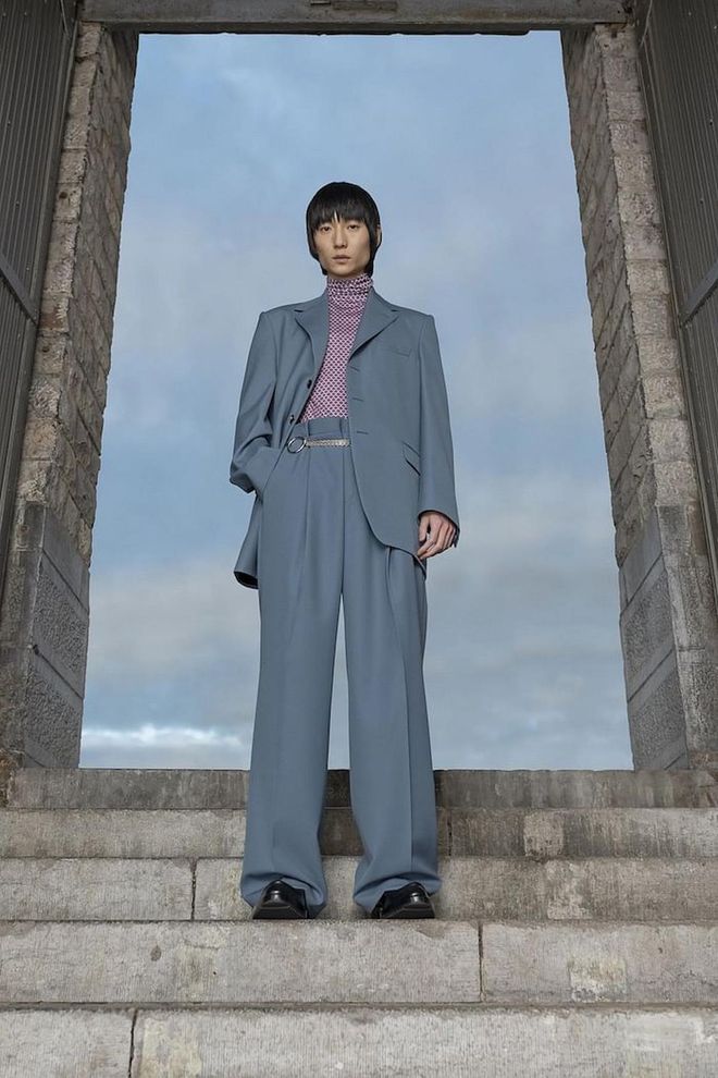 A look from Dries Van Noten’s fall/winter 2021 men’s collection (Photo: TPG)