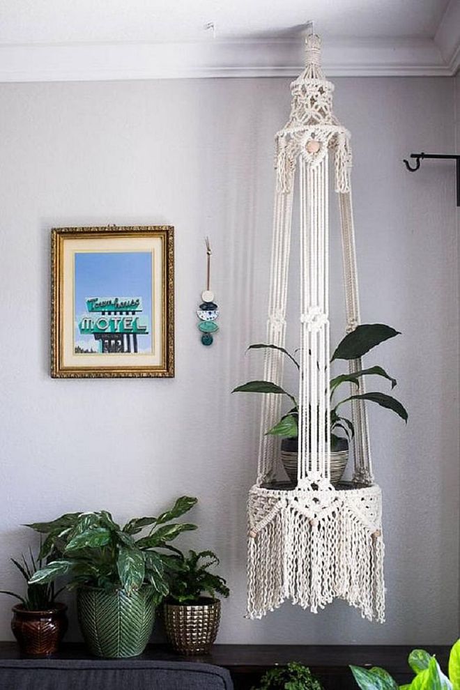Pick up a new hobby and decorate your house along the way—get yourself some paracord and get started on making plant hangers, coasters, and more. Photo: Pinterest