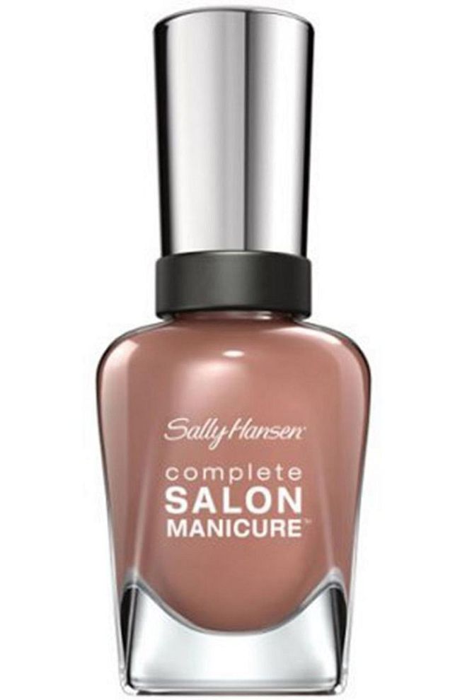 A whisper of peach makes this shade ideal for warm tones.

<b>Sally Hansen Complete Salon Manicure in Brown Nose, $8</b>