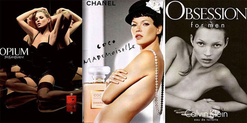 Kate Moss Is The Queen Of Perfume Ads