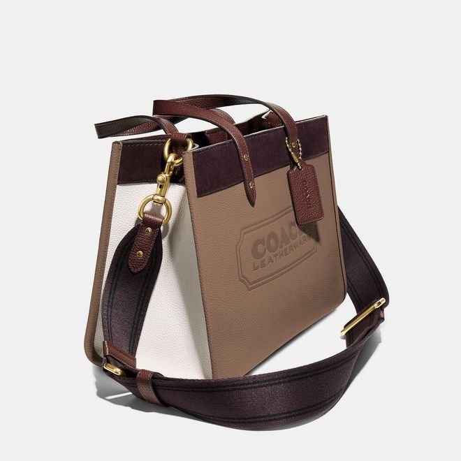 Field Tote 30 In Colorblock With Coach Badge, $750, Coach