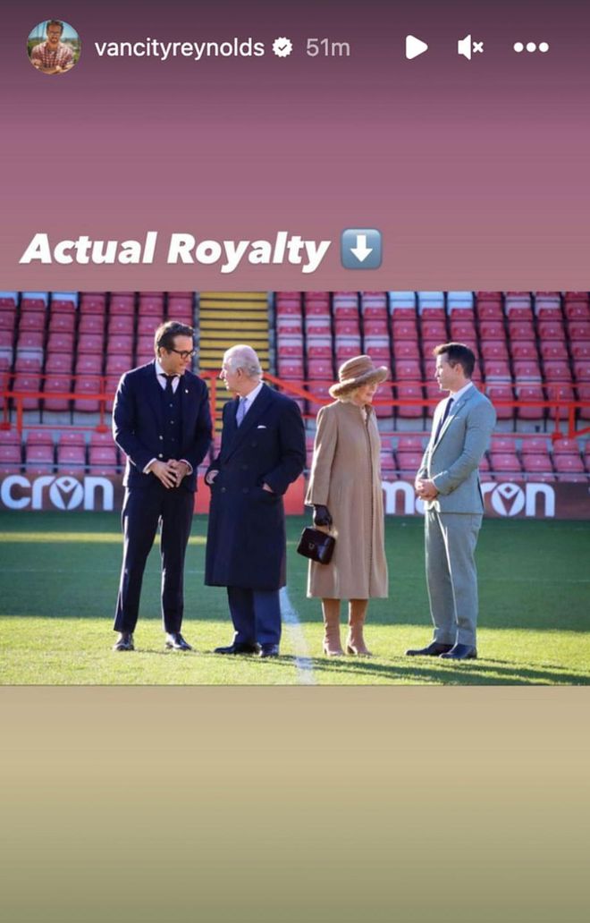 Ryan Reynolds Met King Charles