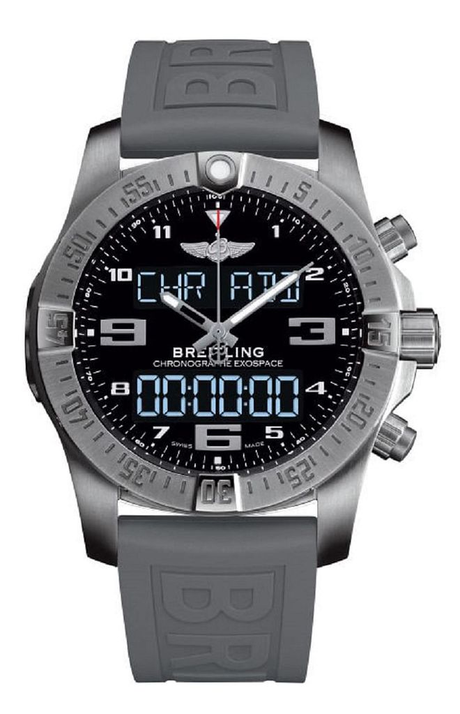 Pilots and world travelers have always loved Breitling, and their latest Exospace B55 links to your phone to make multiple time zones, chronograph timing functions, and even messaging a breeze. Exospace B55 ($7,170), breitling.com