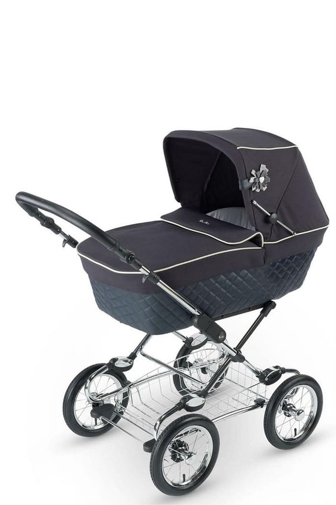 Duchess Kate has reportedly been seen walking about with Prince George in one of these luxury strollers, which includes a plush leathery changing bag.
 Photo: Getty