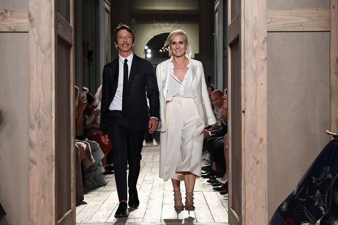 After acting as co-creative directors of Valentino since 2007, Pierpaolo Piccioli and Maria Grazia Chiuri went their separate ways when Chiuri exited the fashion house in July. Together, the power design couple revitalized Valentino after founder Valentino Garavani stepped down in 2007. The pair showed their final joint Haute Couture collection, inspired by Shakespearean era style, in July before the devastating fashion breakup was announced and Chiuri was confirmed as the new creative director at Dior while Piccioli stayed on as the sole creative director at Valentino.