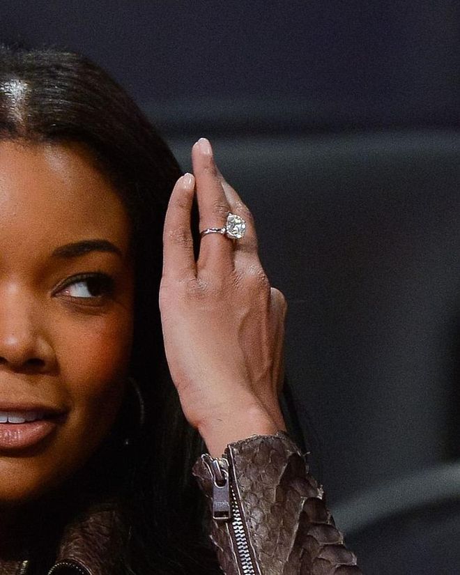 After four years of dating, Dwayne Wade gifted Gabrielle Union an incredibly beautiful 8.5-carat, cushion-cut ring with an estimated worth of $1 million (£772,260).