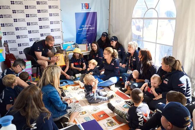 Prince Harry Plays Table Tennis and Duchess Meghan Paints With Children At he Invictus Games