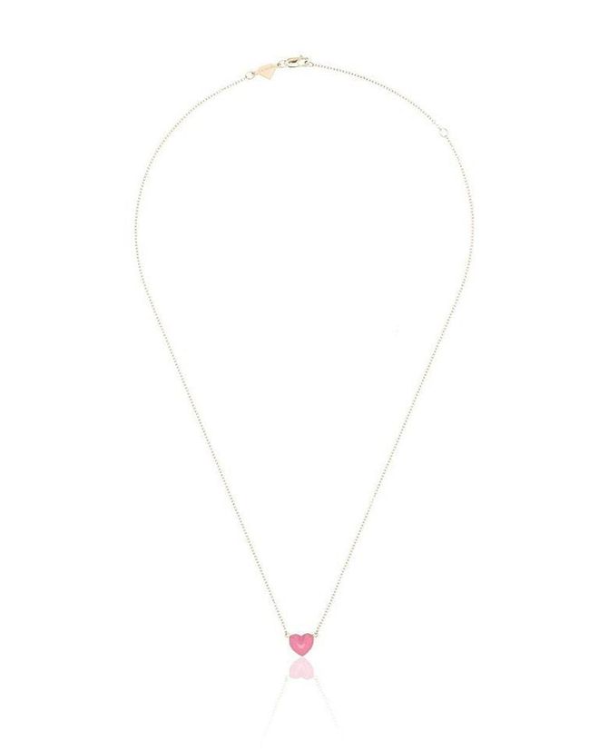 14Kt Yellow Gold Heart Necklace, $920, Alison Lou at Farfetch
