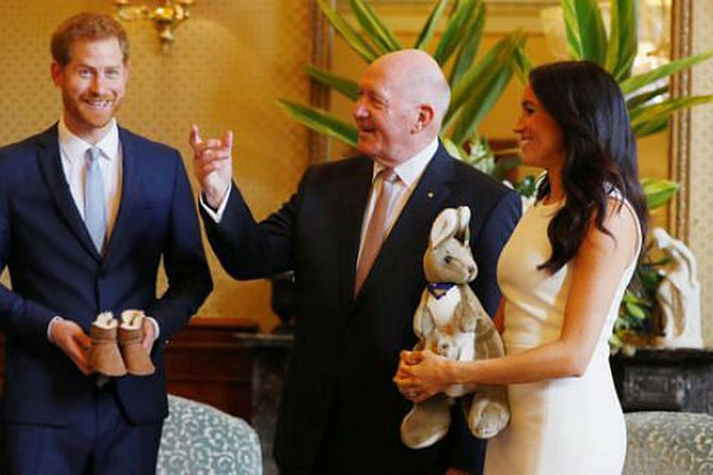 Prince Harry and Meghan Markle at Admiralty House