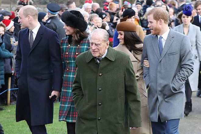 The Duke and Duchess of Cambridge, Meghan Markle, and Prince Harry attend Christmas Day Church service alongside Prince Philip.