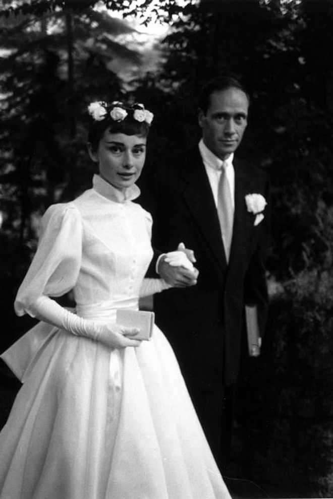 Audrey Hepburn in Balmain, 1954.