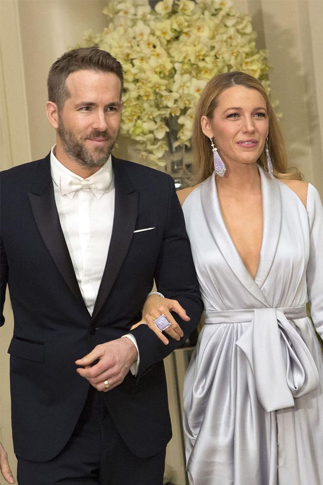 The couple recently welcomed their second child together at the end of September (ending Lively's second streak of flawless maternity style), which Reynolds accidentally revealed was a new baby girl. The two outspoken actors were also in spotlight for their major movie releases: Deadpool for Reynolds in February, and The Shallows and Café Society over the summer for Lively.