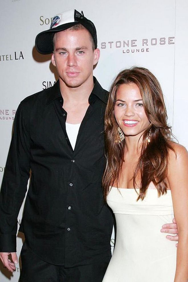 Where they met: In 2006, Tatum and his now wife co-starred in dance flick Step Up. Although they didn't begin dating until after shooting wrapped, the film clearly ignited a spark.
Length of relationship: The duo got engaged in the fall of 2008 and married in July 2009 at Church Estates Vineyards in Malibu, CA. Their first kid, daughter Everly, was born in 2013.
Cutest moment: Basically every moment with these two is the cutest moment ever. But one of the most memorable came earlier this year, when they celebrated Father's Day together. In an Instagram post, Dewan-Tatum shared an adorable snap and wrote, "We couldn't love this daddy more! You are all heart and we are so grateful for you every day."