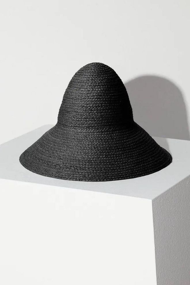 Melanie Woven Hat, $309, Janessa Leoné